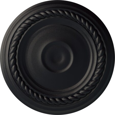 Ekena Millwork Small Alexandria Ceiling Medallion (Fits Canopies up to 4 5/8"), 7 7/8"OD x 3/4"P, Steel Gray CM07ALSGS